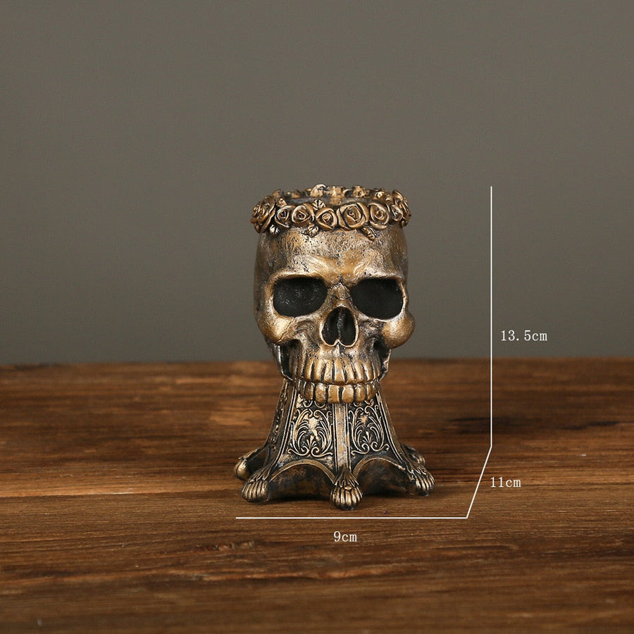 Resin Skull Flower Pot - Image 6