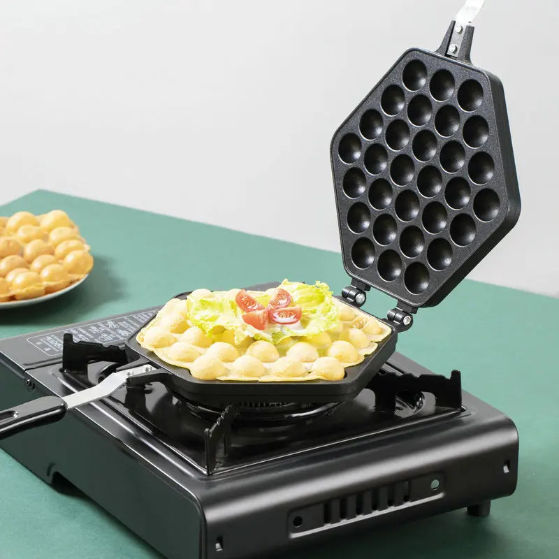 Non-Stick Bubble Egg Waffle Maker Pan - Image 3