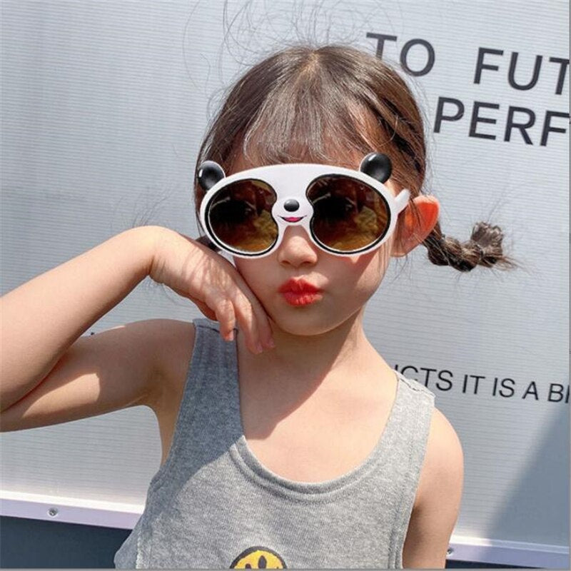Cute Panda Soft Bracket Kids Sunglasses - Image 6