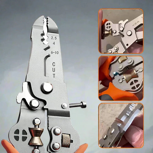 Heavy-Duty 10in1 Wire Cutter Stripping Pliers - Image 0