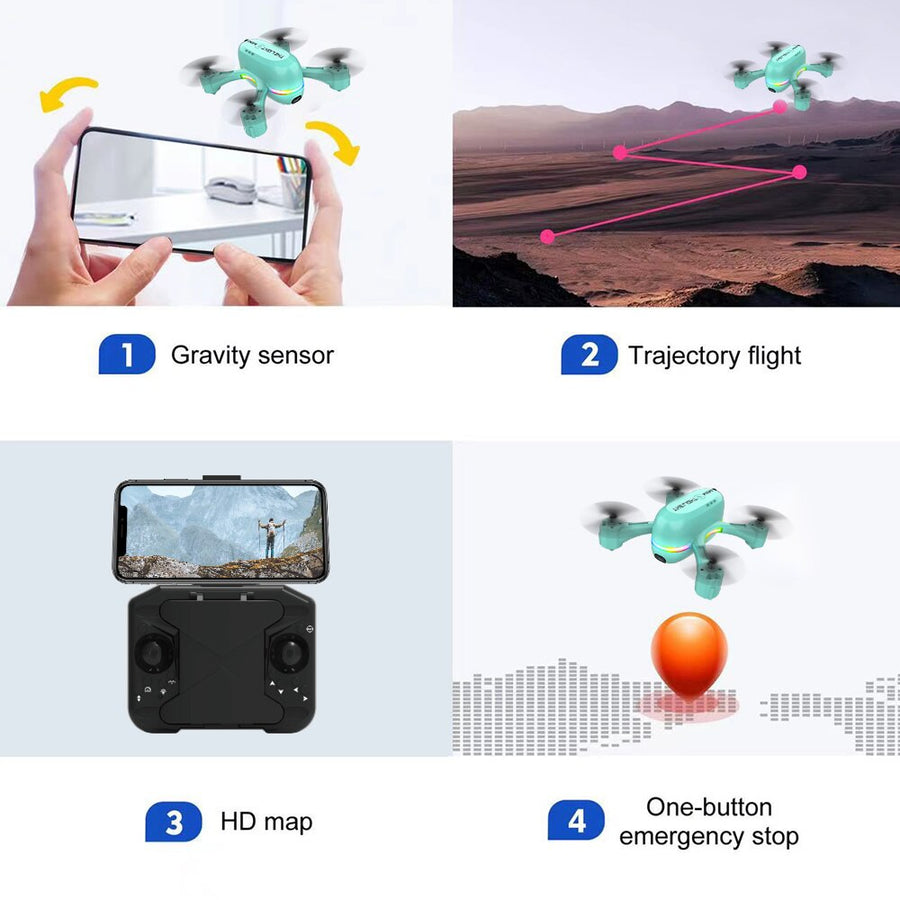 Easy Fly Dual Camera Mini Pocket Drone - Image 3
