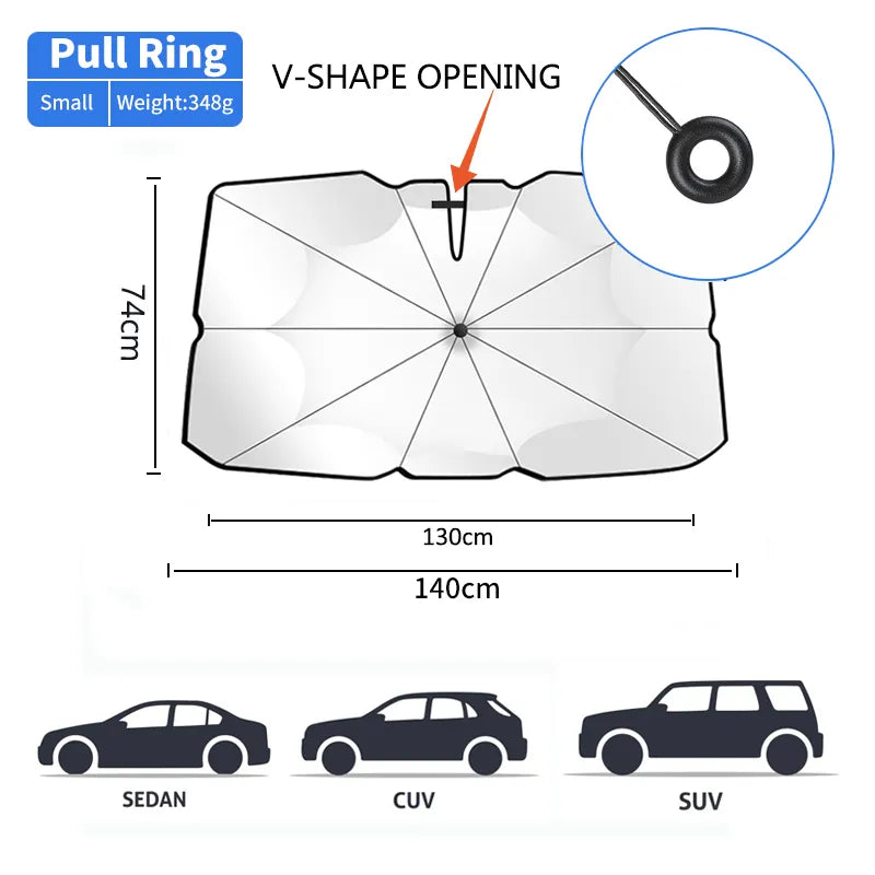 Sunshield Foldable Car Windshield Umbrella - Image 14