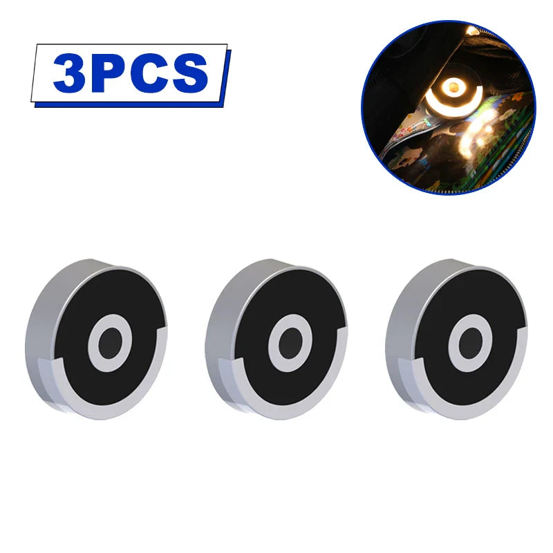 Compact Circular Touch LED Portable Night Lamp - Image 7
