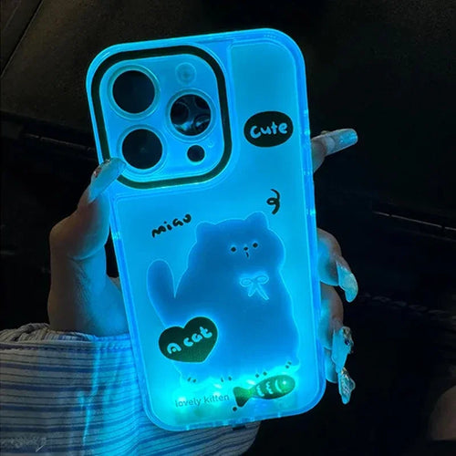 Glowing Puppy Light-Up iPhone Case - Image 0