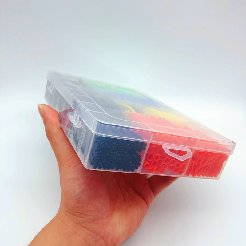 530Pcs Colored Insulated DIY Cable Fix Kit - Image 1