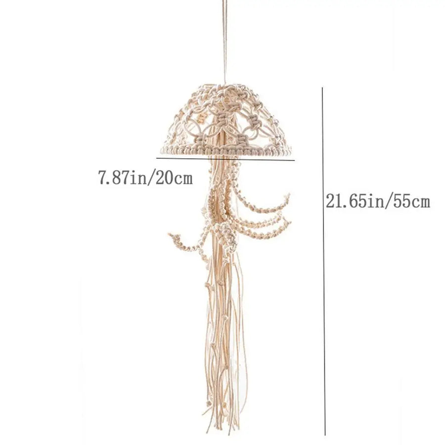 Artistic Jellyfish Dream Catcher Handmade Lamp - Image 6