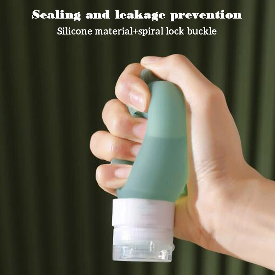 Leakproof Silicone Squeeze Bottle Travel Liquid Dispenser - Image 3