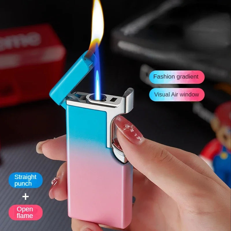 Metal Double Fire Jet Butane Lighter - Image 5