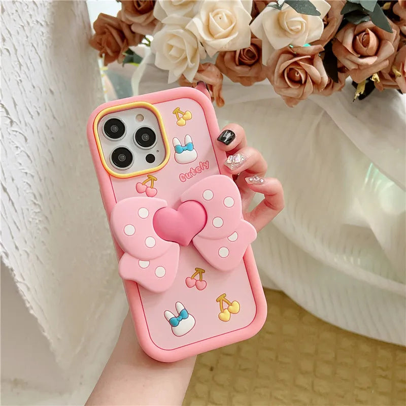 Lovely 3D Folded Butterfly Shockproof iPhone Case - Image 7