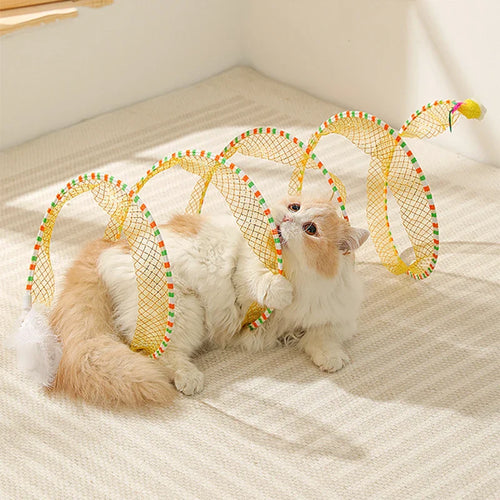 Interactive Pet Foldable Cat Toy Tunnel - Image 0