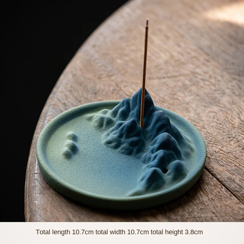 Mistic Mountain Ceramic Waterfall Incense Burner - Image 6