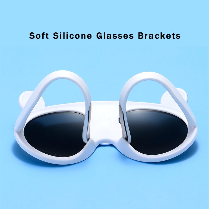 Cute Panda Soft Bracket Kids Sunglasses - Image 2