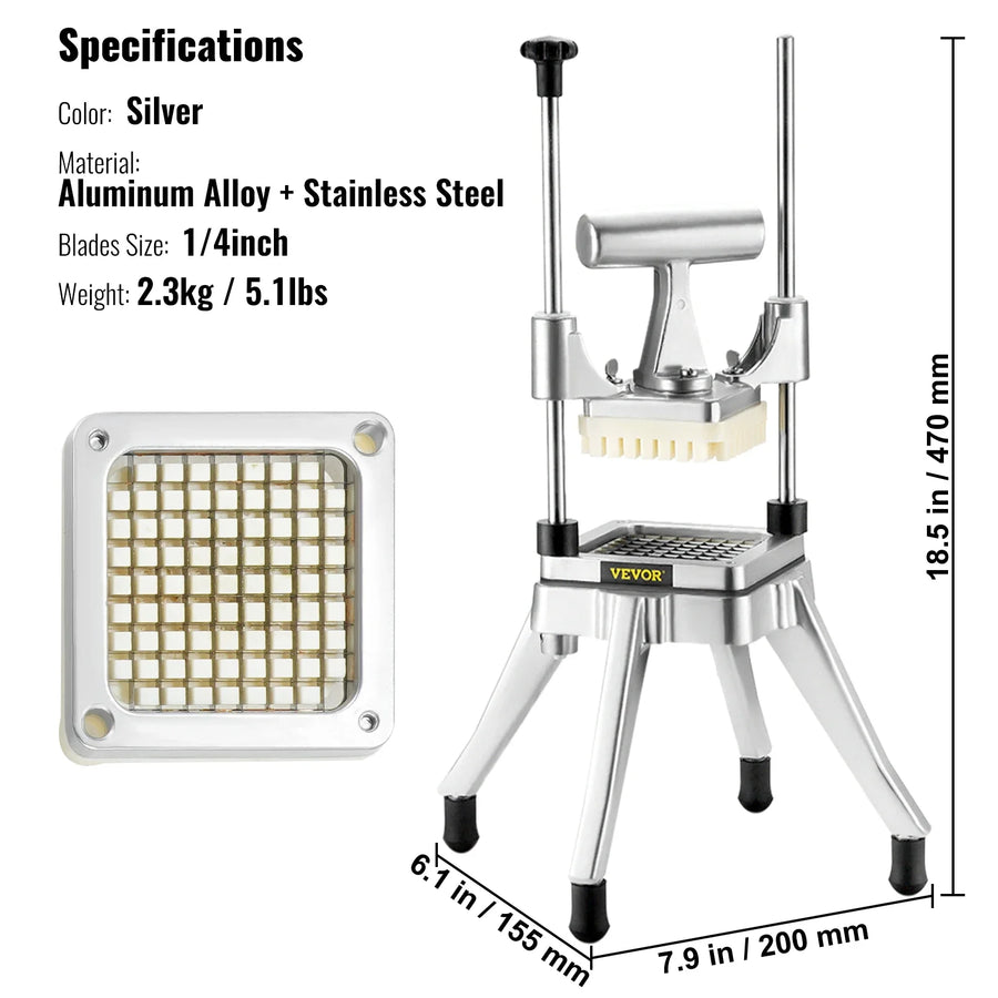 Manual Slicing Stainless Steel Commercial Vegetable Slicer - Image 5