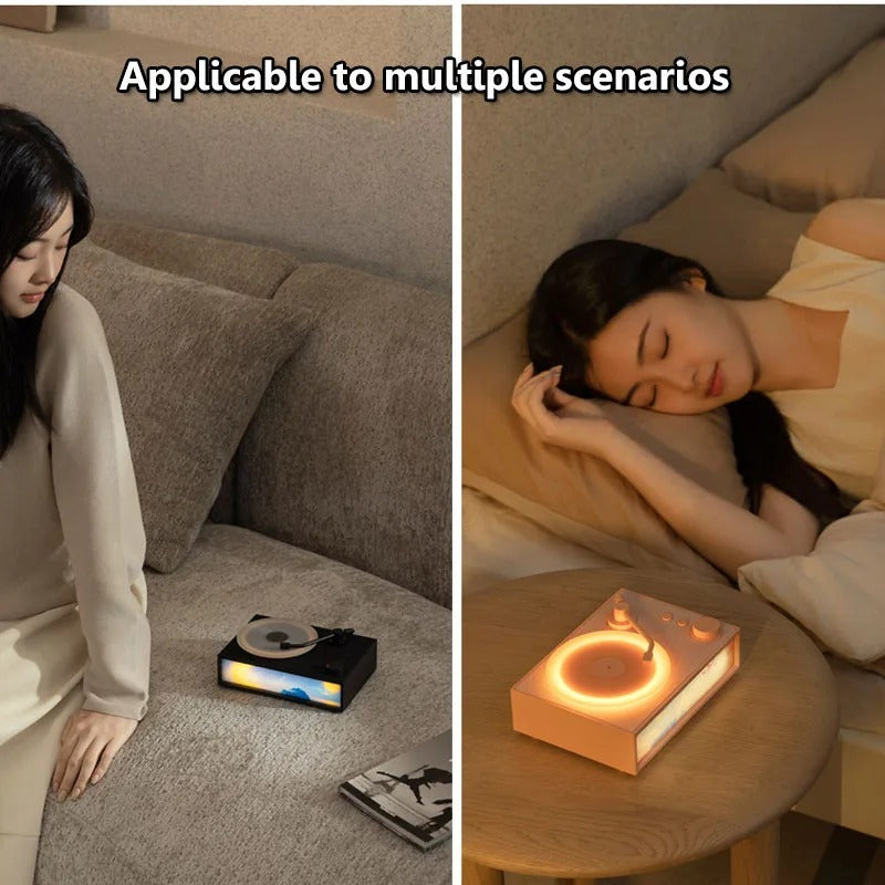 Vintage Design & LED Mood Lighting Wireless Aromatherapy Speaker - Image 1