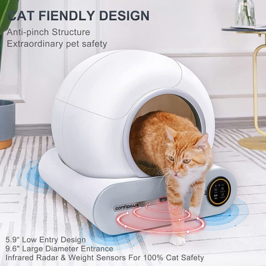Closed Sandbox Smart Self Cleaning Cat Litter - Image 1