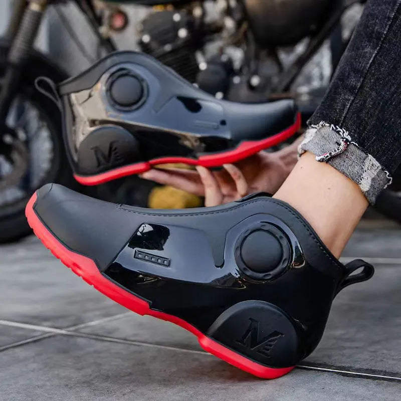 Cyberpunk Anti-Slip Rubber Rain Boots - Image 3