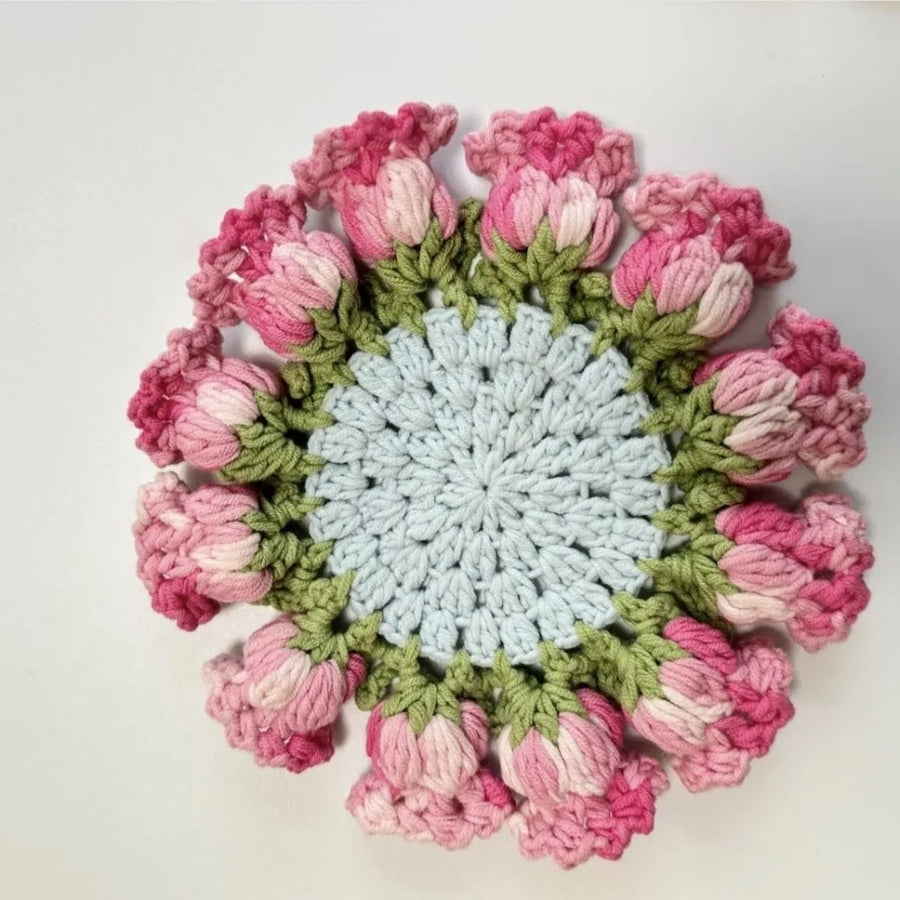 Handcrafted Convertible Yarn Rose Bouquet - Image 2