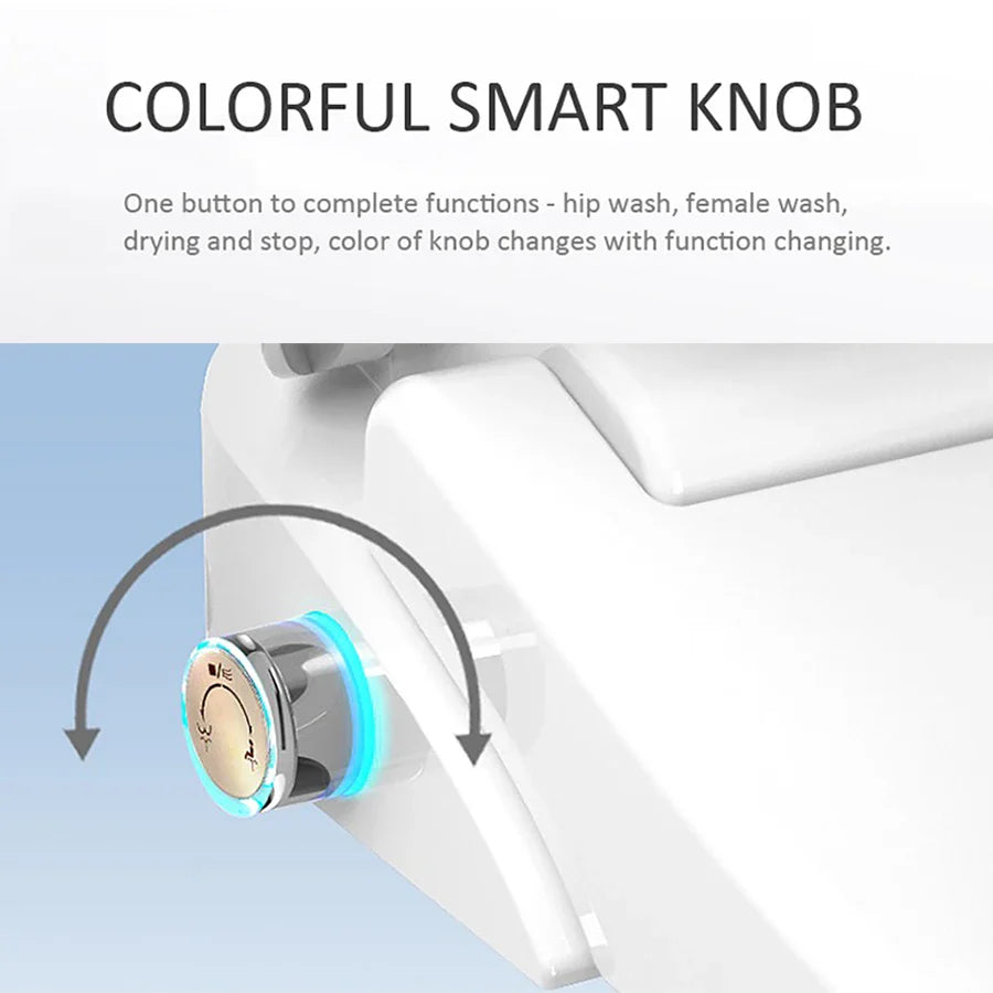 Heated Smart U-Shape Electric Bidet Cover Toilet Seat - Image 1
