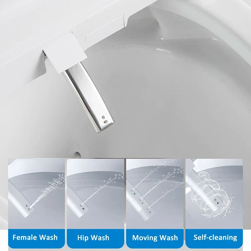 Heated Smart U-Shape Electric Bidet Cover Toilet Seat - Image 4