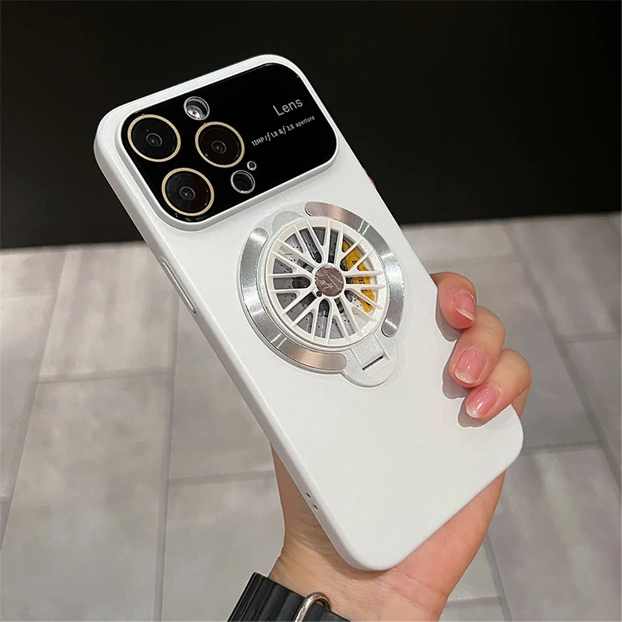 Rotation Heat Camera Protection iPhone Stand Phone Case - Image 4