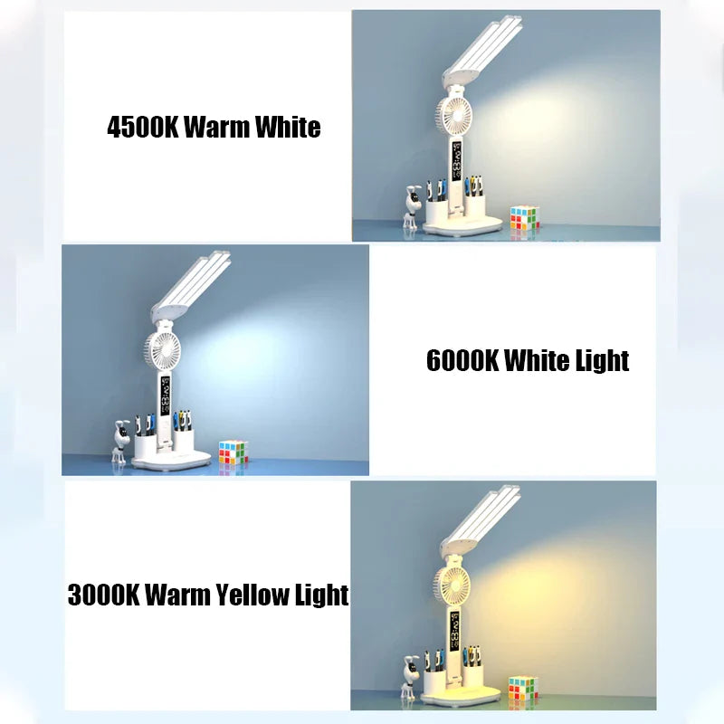 3in1 Multifunctional Four-Head Smart Table Lamp - Image 2