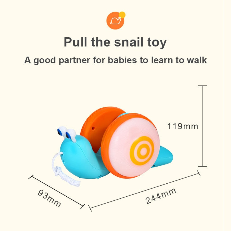 Interactive Early Learning Kids Snail Toy - Image 3