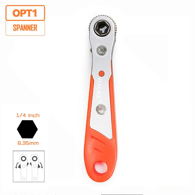 Mini Quick Hexagon Ratchet Wrench Tool - Image 6