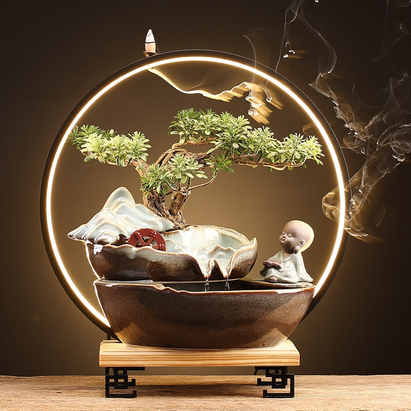 Forest Life Aroma Therapy Waterfall Incense Burner - Image 3
