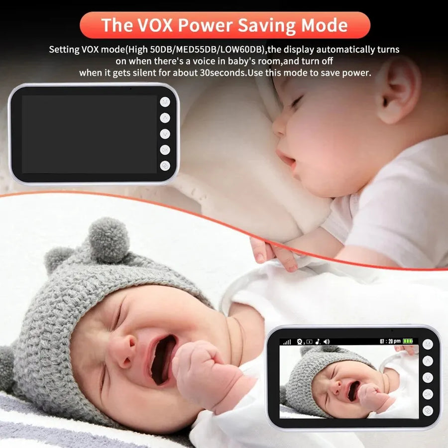 Baby Monitor Surveillance Night Vision Music Nanny Camera - Image 4