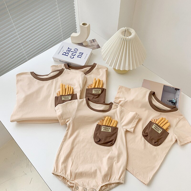 Crispy French Fries Cotton T-Shirt - Image 3