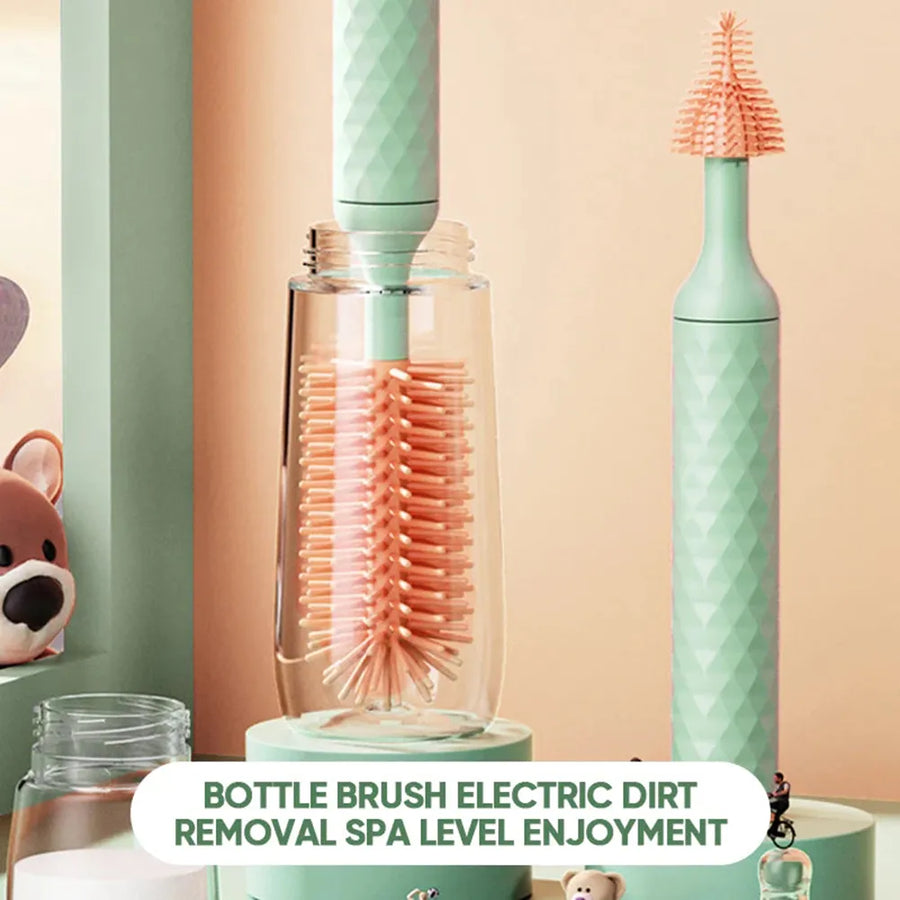 Electric Rotating Silicone Bottle Cleaner Set - Image 5