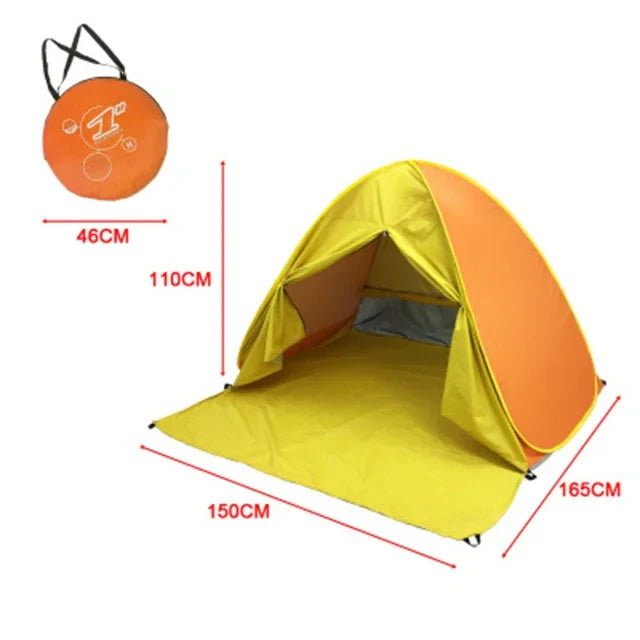 Automatic Pop-Up Ultralight Full Shade Beach Tent - Image 8