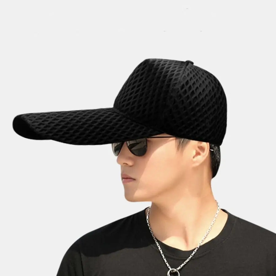 Large Long Oversize Sun Baseball Hat - Image 2