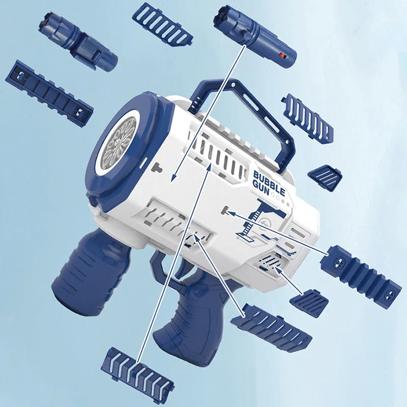 Flashing Automatic Large Capacity Bubble Gun - Image 6