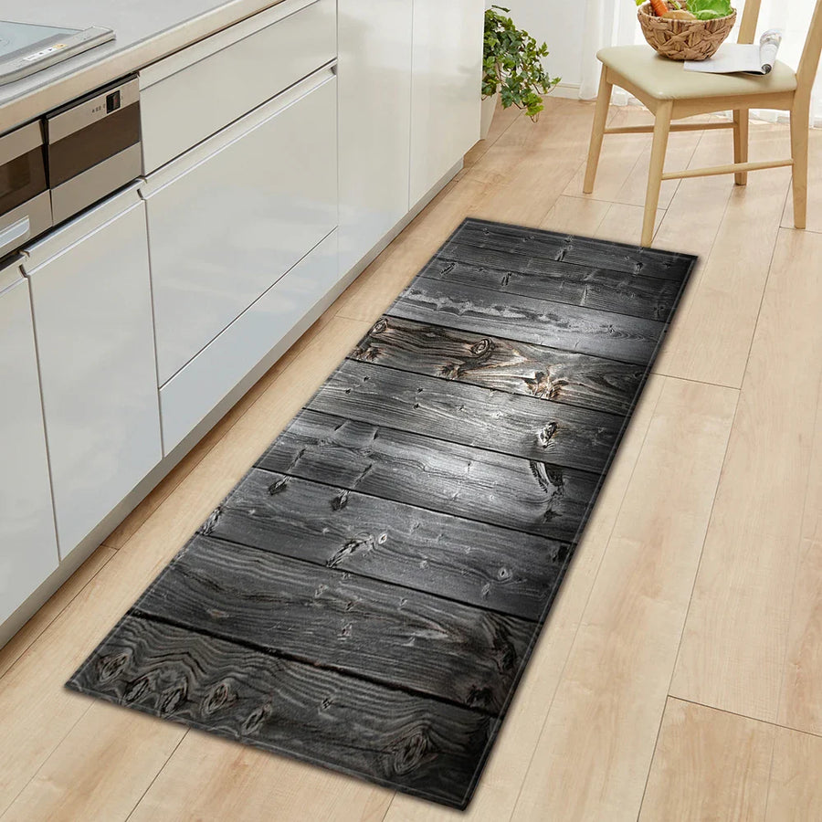 Vintage Wood Look Non-slip Cute Rugs - Image 15