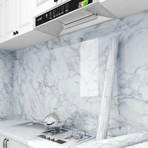 Marble Effect Self-adhesive Waterproof Wallpaper - Image 0
