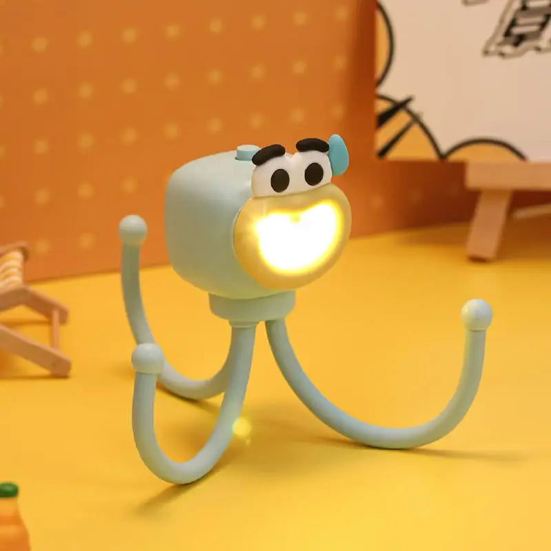 Adjustable Octopus Night Lamp Phone Holder - Image 0