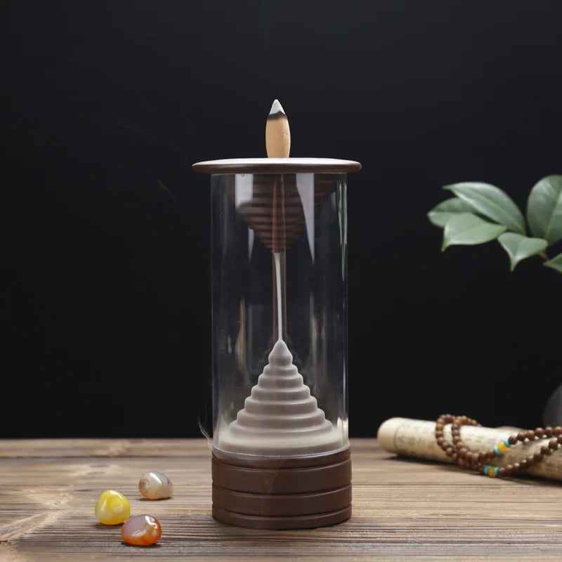 Zen Serenity Smoke Meditation Waterfall Burner - Image 10