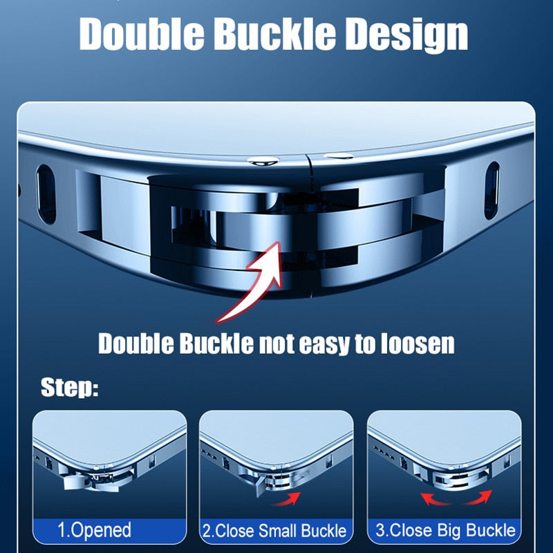Metal Bumper Aluminum Magnetic Phone Case - Image 4