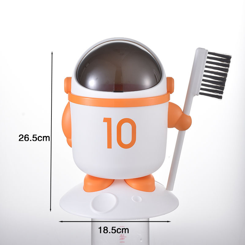 Mini Astronaut Shape Cute Office Trash Can - Image 6
