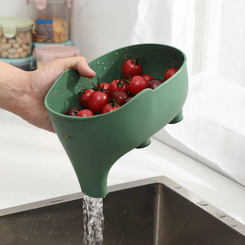 Elephant Easy Drain Sink Basket - Image 1