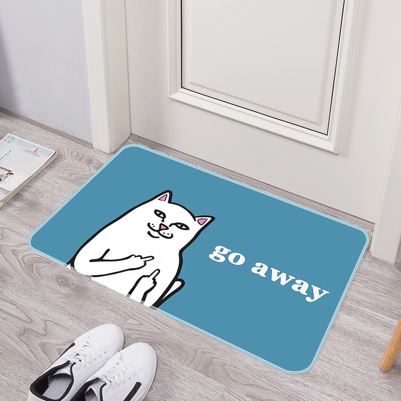 Please Go Away Washable Funny Non-Slip Doormat - Image 2