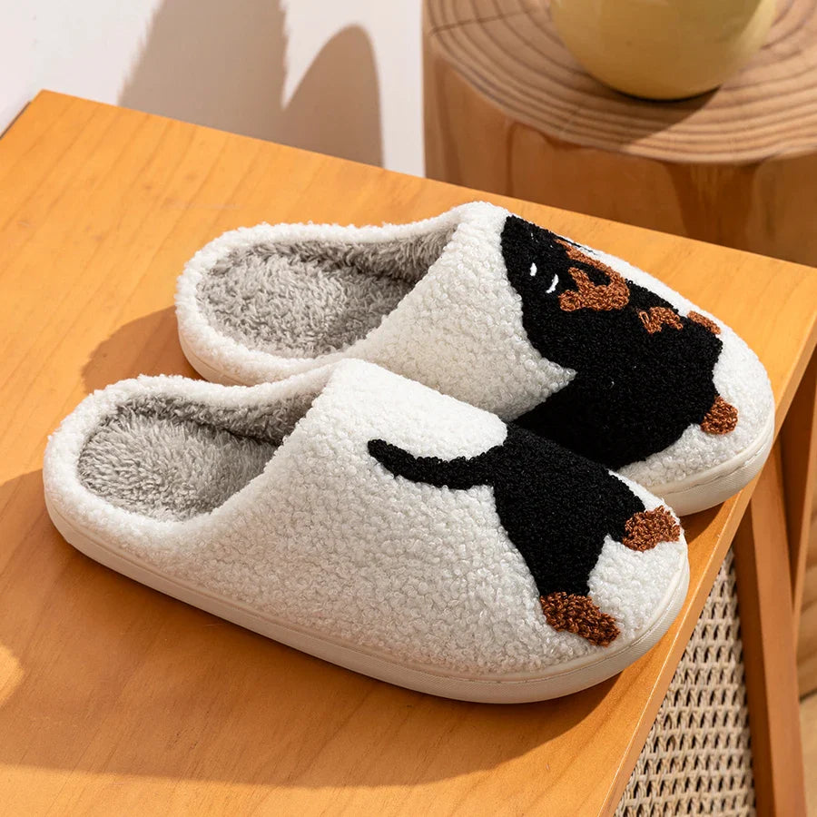 Cozy Dog Pattern Indoor Slippers - Image 5