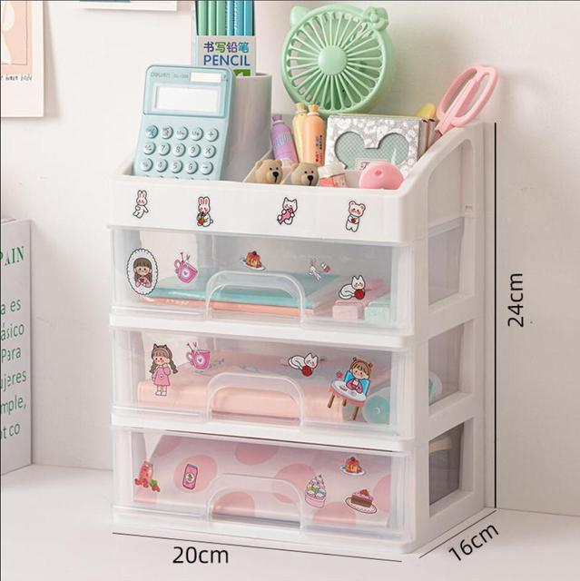 Tidy Tower Desk Organizer Storage Box - Image 1