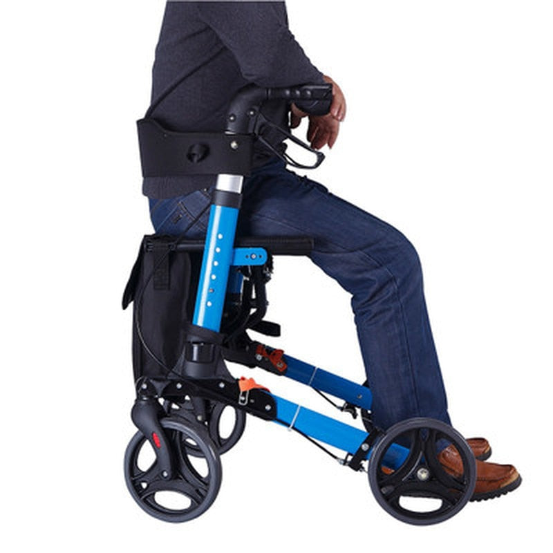 Senior Sitter Height Adjustable Foldable Walker - Image 2