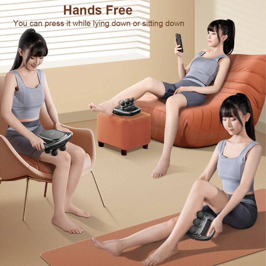 Six-Head Muscle Relief Massager Gun - Image 1