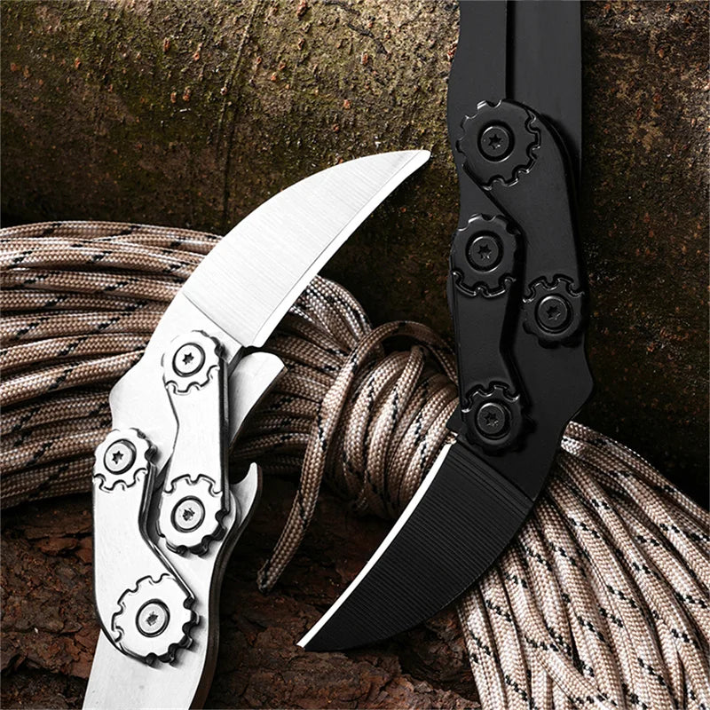 Ergonomic Handle Foldable Karambit EDC Knife - Image 4