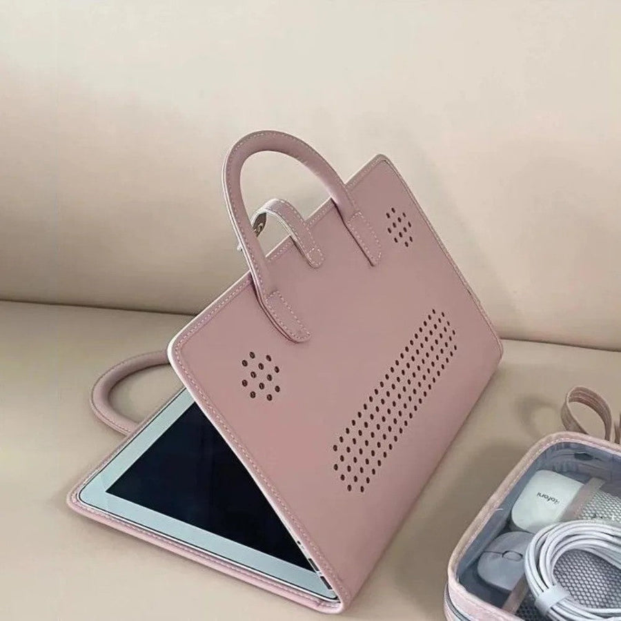 Protective Creative Pink Laptop Bag Case - Image 1