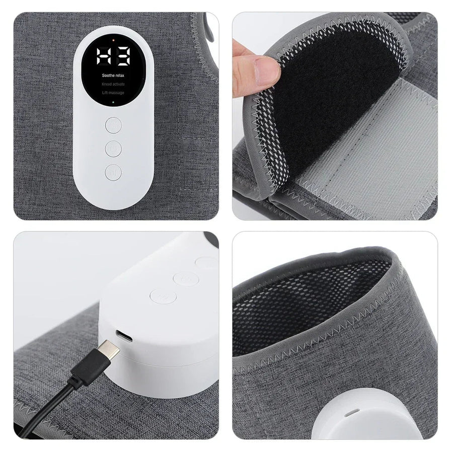Deep Tissue Infrared Heat Compression Electric Leg Muscle Therapy Massager - Image 3