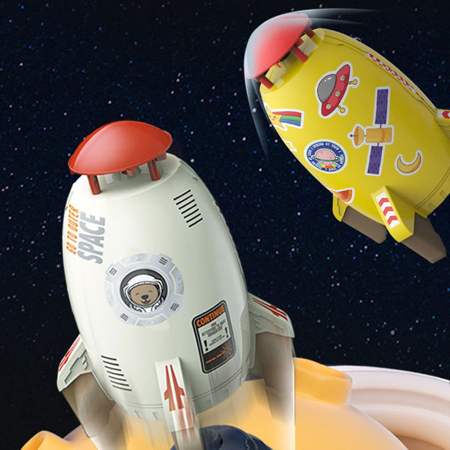 Water Spray Space Rocket Launcher Kids Toy - Image 1